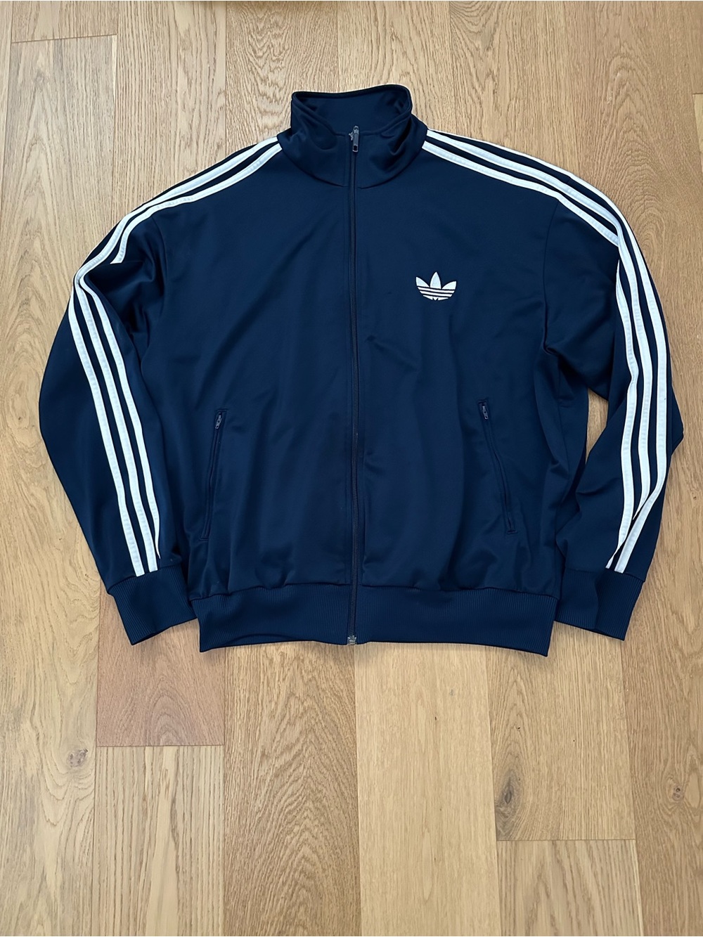 Adidas vintage firebird track jacket xl blue